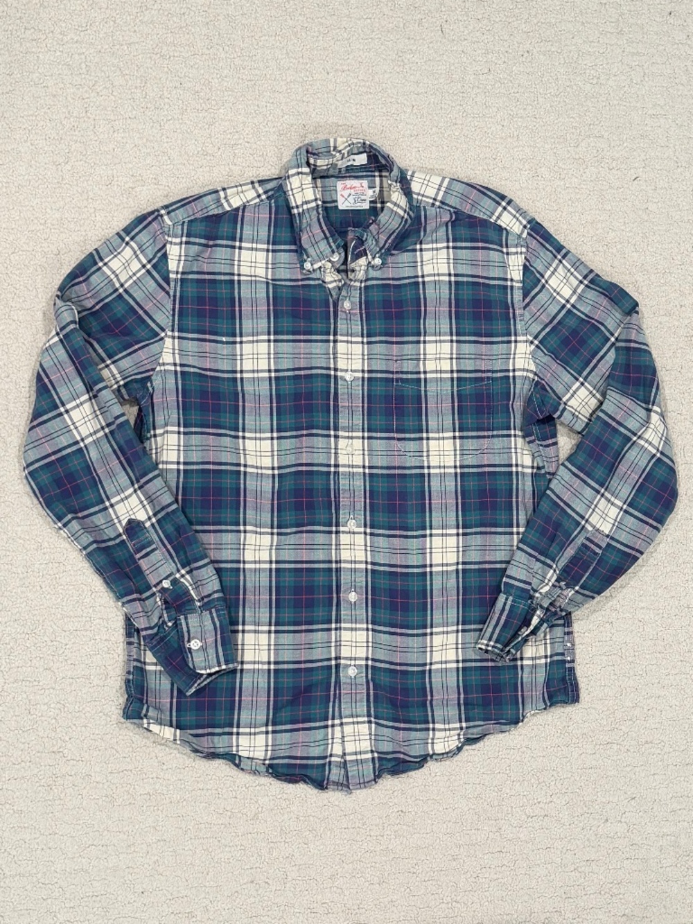 Men's J. Crew Slim Button Down Shirt Size Medium Slim